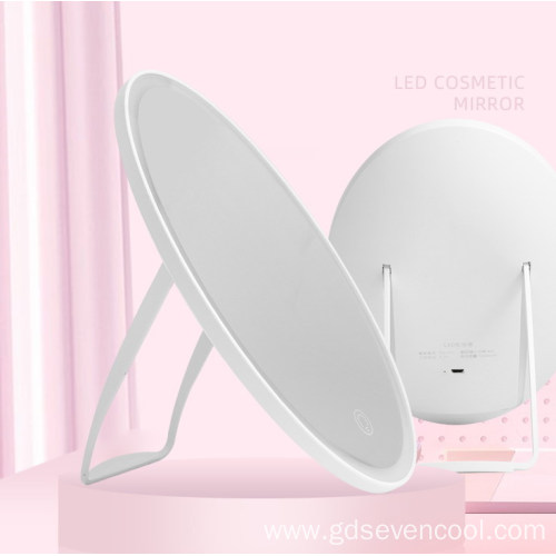 Ovel Shape led tubes light make up mirror